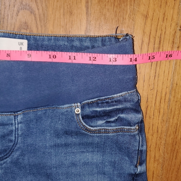 ASOS Blue Distressed Women's Jeggings - Picture 8 of 13